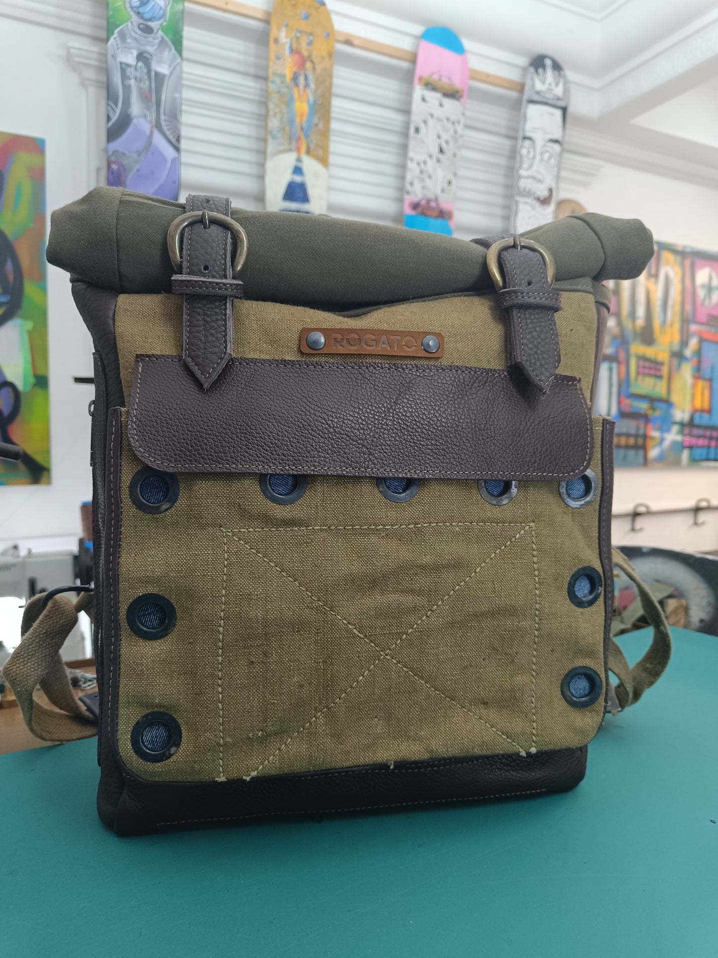Zaino Rolltop military