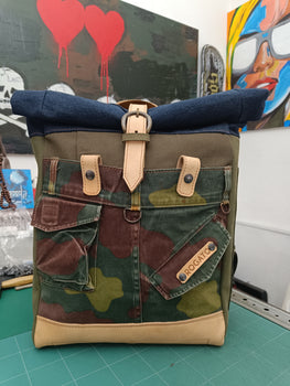 Zaino rolltop Camo